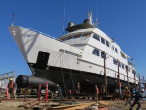 Railway Dry Dock Haulout - Ensenada, Mexico