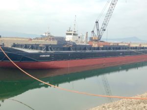 Ship in Graving Dry Dock - Ensenada, Mexico